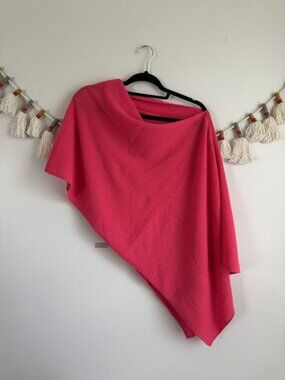 Claudia Nichole By Alashan 100% Cashmere Dress Topper Cape Dragon Fruit Modest
